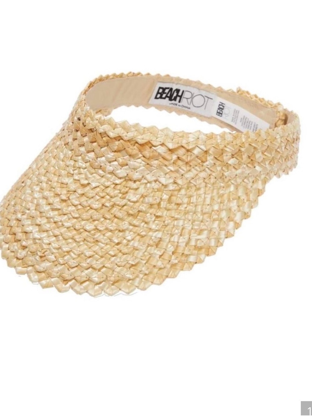 Beach Riot Straw Visor